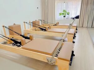 Reformer pilates 250cm drewniany